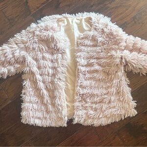 Lady’s Pink Fuzzy Jacket